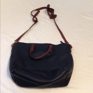 Madewell zip transport tote